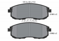 Kit de plaquettes de frein, frein à disque 2156201 Textar