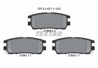 Kit de plaquettes de frein, frein à disque 2184002 Textar