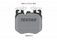 Kit de plaquettes de frein, frein à disque 2261801 Textar