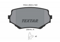 Kit de plaquettes de frein, frein à disque 2331401 Textar