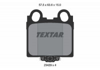 Kit de plaquettes de frein, frein à disque 2342901 Textar