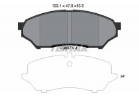 Kit de plaquettes de frein, frein à disque 2348701 Textar