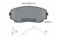 Kit de plaquettes de frein, frein à disque 2351503 Textar