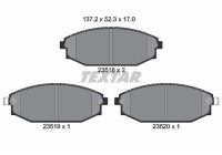 Kit de plaquettes de frein, frein à disque 2351801 Textar