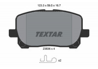 Kit de plaquettes de frein, frein à disque 2383601 Textar