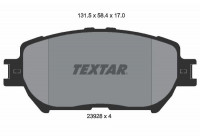 Kit de plaquettes de frein, frein à disque 2392801 Textar