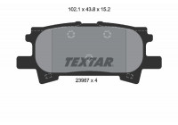 Kit de plaquettes de frein, frein à disque 2396701 Textar