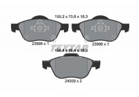 Kit de plaquettes de frein, frein à disque 2399601 Textar