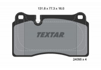 Kit de plaquettes de frein, frein à disque 2409803 Textar