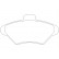 Kit de plaquettes de frein, frein à disque 2409901 Textar
