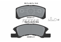 Kit de plaquettes de frein, frein à disque 2422901 Textar