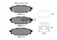 Kit de plaquettes de frein, frein à disque 2427201 Textar