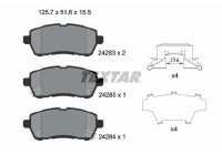 Kit de plaquettes de frein, frein à disque 2428303 Textar