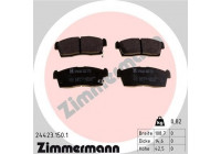 Kit de plaquettes de frein, frein à disque 24423.150.1 Zimmermann