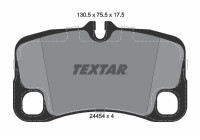 Kit de plaquettes de frein, frein à disque 2445401 Textar