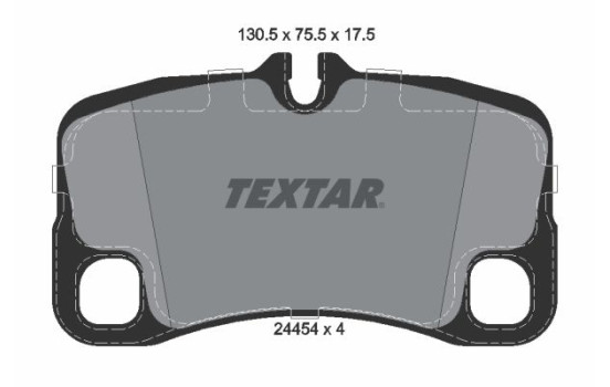 Kit de plaquettes de frein, frein à disque 2445401 Textar