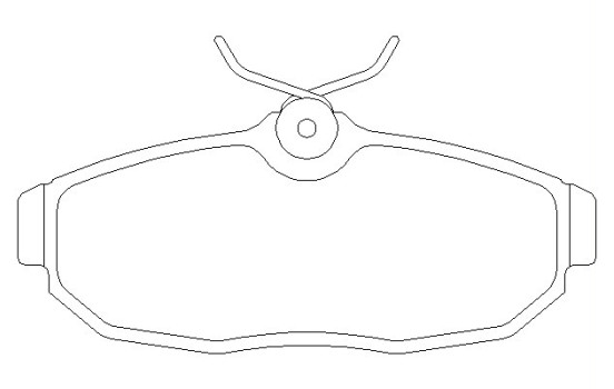Kit de plaquettes de frein, frein à disque 2451401 Textar