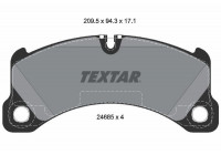 Kit de plaquettes de frein, frein à disque 2468501 Textar