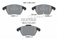 Kit de plaquettes de frein, frein à disque 2469602 Textar