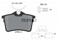 Kit de plaquettes de frein, frein à disque 2476501 Textar