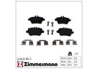 Kit de plaquettes de frein, frein à disque 24848.185.3 Zimmermann