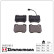 Kit de plaquettes de frein, frein à disque 24852.160.2 Zimmermann, Vignette 2