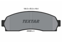 Kit de plaquettes de frein, frein à disque 2506801 Textar