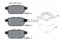 Kit de plaquettes de frein, frein à disque 2525801 Textar