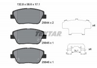 Kit de plaquettes de frein, frein à disque 2564401 Textar