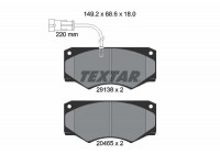 Kit de plaquettes de frein, frein à disque 2913801 Textar