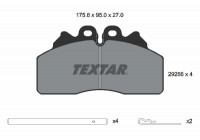 Kit de plaquettes de frein, frein à disque 2925601 Textar