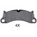 Kit de plaquettes de frein, frein à disque 35010 ABS