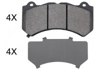 Kit de plaquettes de frein, frein à disque 35013 ABS