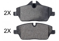Kit de plaquettes de frein, frein à disque 35016 ABS