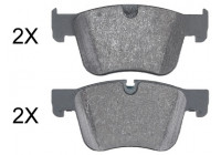 Kit de plaquettes de frein, frein à disque 35021 ABS
