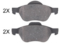 Kit de plaquettes de frein, frein à disque 35023 ABS
