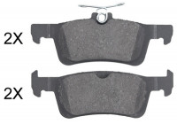 Kit de plaquettes de frein, frein à disque 35028 ABS
