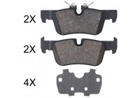 Kit de plaquettes de frein, frein à disque 35030 ABS