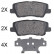 Kit de plaquettes de frein, frein à disque 35035 ABS
