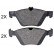 Kit de plaquettes de frein, frein à disque 35043 ABS
