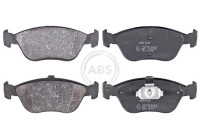 Kit de plaquettes de frein, frein à disque 35044 ABS