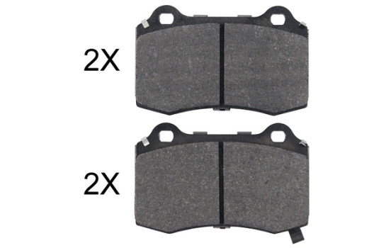 Kit de plaquettes de frein, frein à disque 35052 ABS