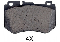 Kit de plaquettes de frein, frein à disque 35065 ABS