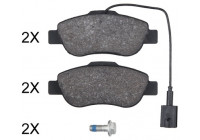 Kit de plaquettes de frein, frein à disque 35066 ABS