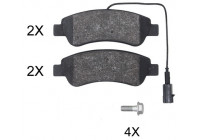 Kit de plaquettes de frein, frein à disque 35067 ABS