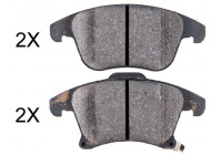 Kit de plaquettes de frein, frein à disque 35078 ABS