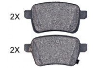Kit de plaquettes de frein, frein à disque 35079 ABS