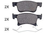 Kit de plaquettes de frein, frein à disque 35082 ABS