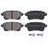 Kit de plaquettes de frein, frein à disque 35083 ABS, Vignette 2