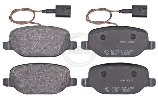 Kit de plaquettes de frein, frein à disque 35084 ABS, Image 2